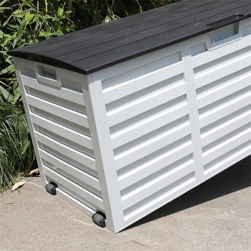 Outdoor garden patio  metal UV protected and Lockable lid KD storage box