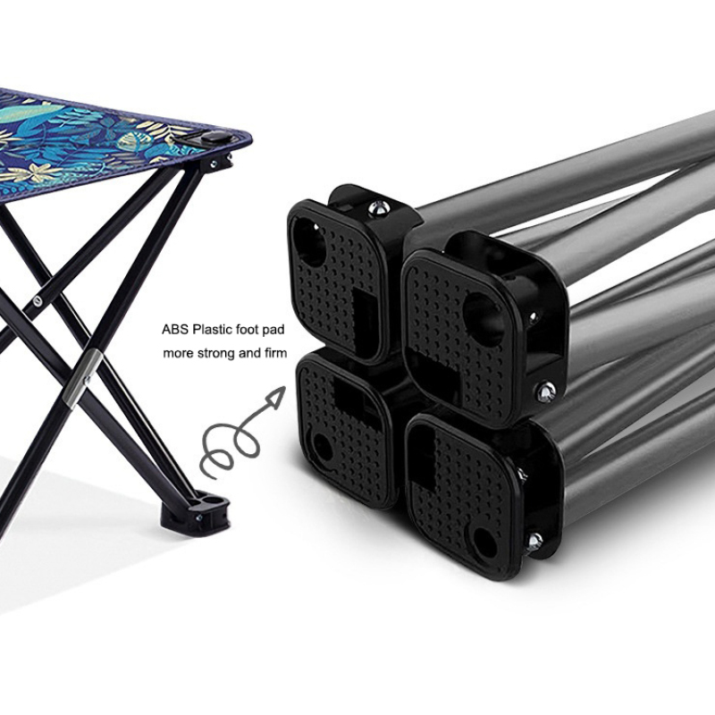 Customized Portable Lightweight Stainless steel 600D Oxford Adjustable Camping Chair Folding Camping Chair