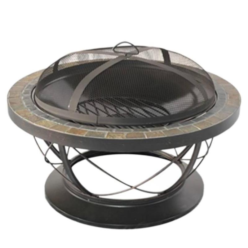 YOHO Hot sale Patio fire place Backyard Patio Garden backyard party  BBQ burner W/Cover Outdoor fire pit