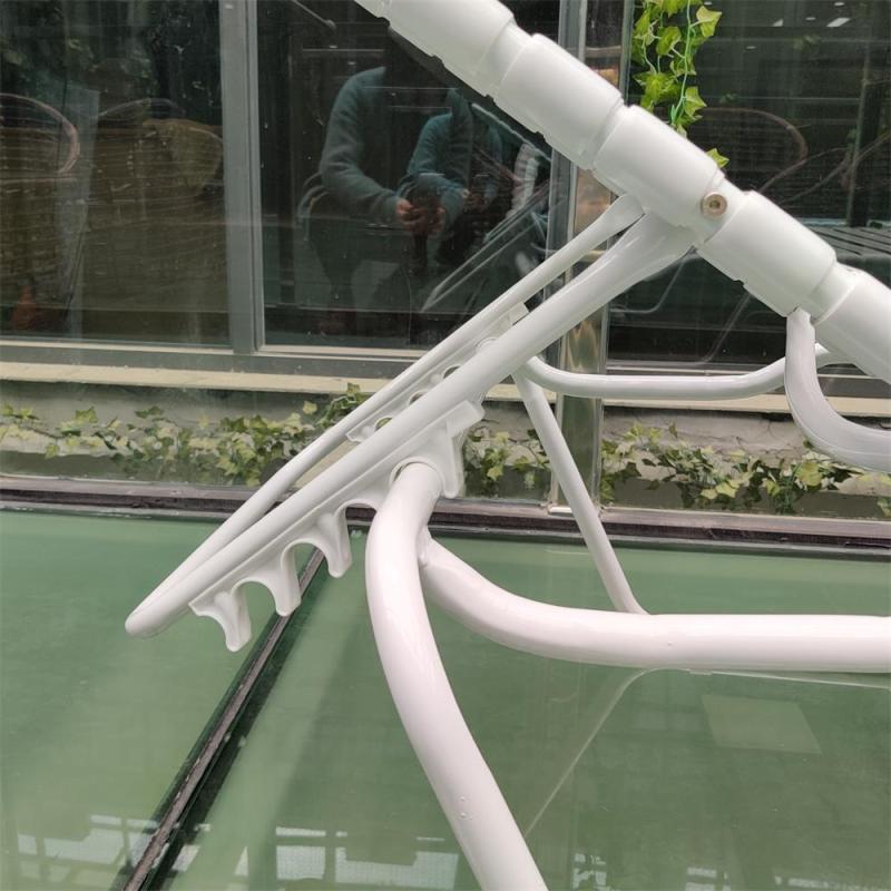 Outdoor Aluminum frame PVC strap hotel pool beach sun lounge chair