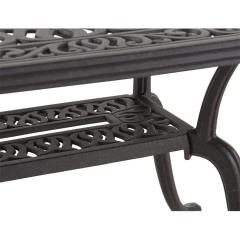cast aluminum outdoor furniture patio long table pool anti-rust waterproof restaurant dining table