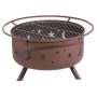 Wholesale Outdoor Patio Steel metal Outdoor Moon and Star Fire Pit with poker