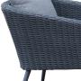 Hot selling garden sofa  wicker outdoor sofa set furniture  aluminium frame 4 pc sofa set