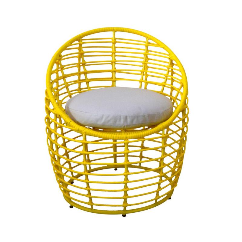 Outdoor PE Round and Flat Rattan Bistro Set Garden 3pc Wicker Patio Tea Table Chair Set