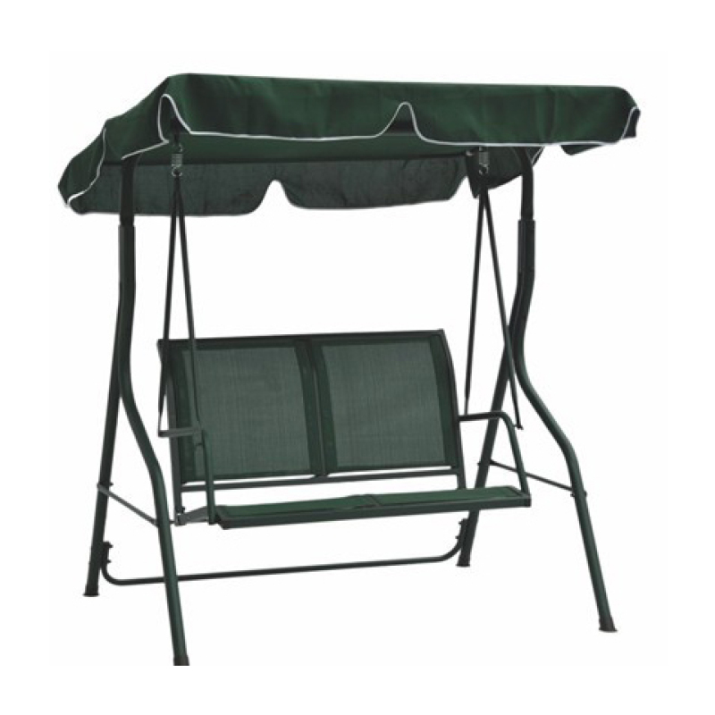 Canopy  garden backyard cushioned steel frame outdoor hammock swing