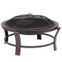 YOHO iron dome patio fire pit table