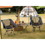 Manufacturers Custom Folding Moon Camping Chair Easy Carry Portable Aluminum Outdoor Chair