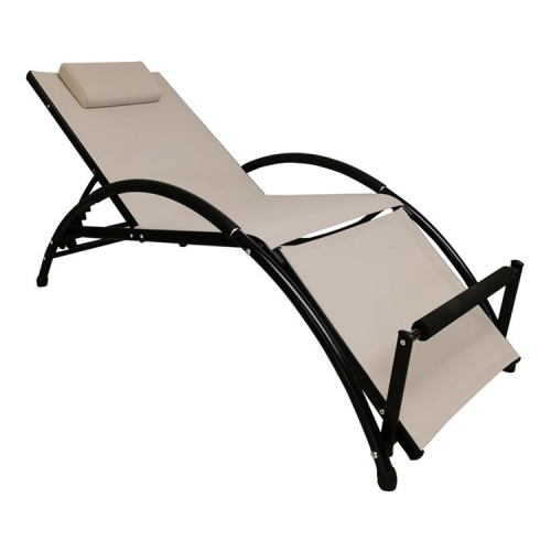 Comfortable  outdoor garden patio pool lounger gym lounge chairs with Adjustable Backrest