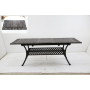 Outdoor Garden Patio Furniture of Rectangle Cast Aluminum Dining Table Outdoor Places 1pc/carton 300 Pcs Carton