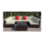 7-Seater KD Outdoor Furniture Garden Steel Set Dining Chairs and Tables Patio Sofa Set