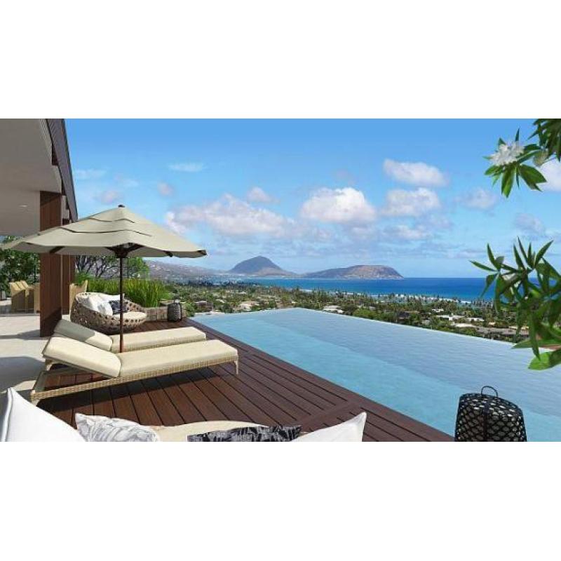 Outdoor KD rattan sun lounger with wheel vocation beach sun bed chaise lounge chair