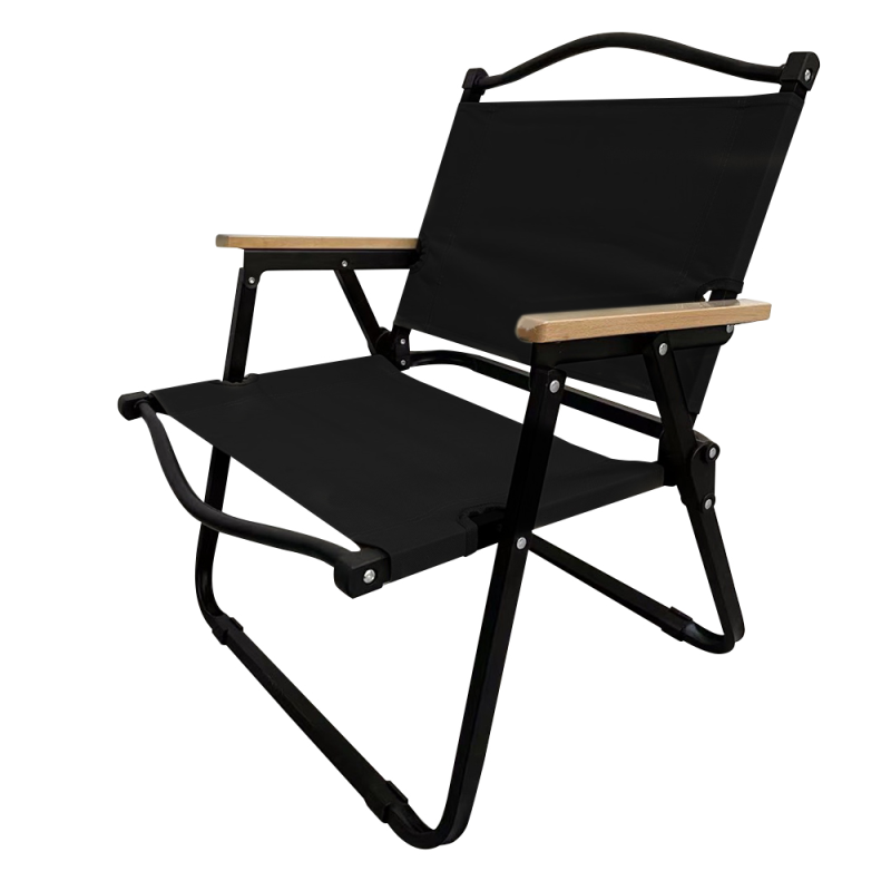 OEM Fabric Portable Wood Grain Aluminum Frame folding chair ultralight Camping Director Chair outdoor fishing chair
