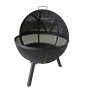 Yoho hot sale fire pit outdoor garden patio steel round fire pit chimney