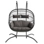 Yoho Hot Sale High Quality hanging patio swing chair outdoor Garden Swing chair kids hanging egg chair with stand