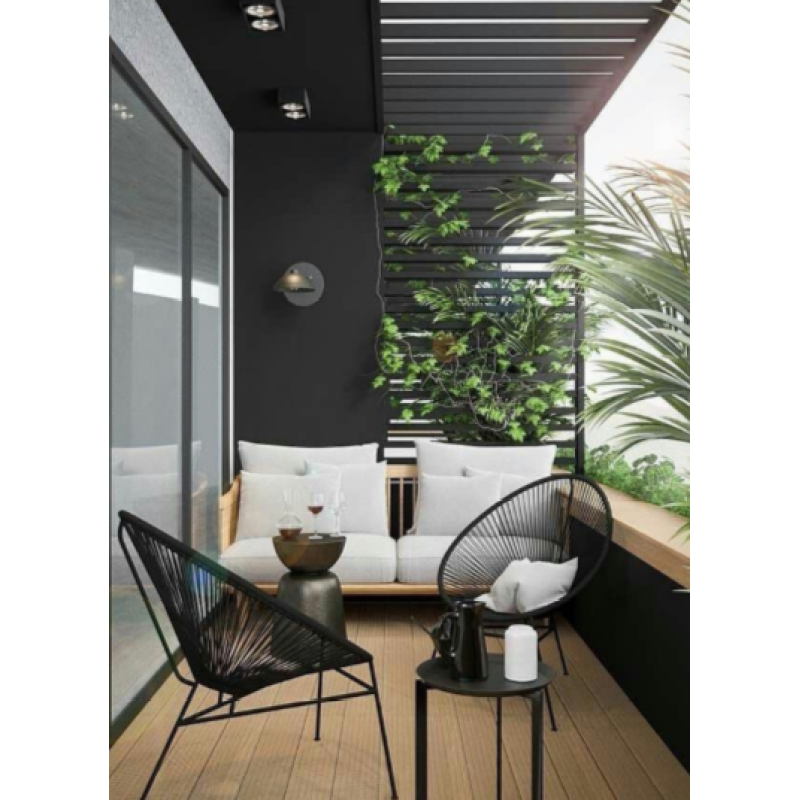 Outdoor Garden Leisure Steel frame Rattan bistro Acapulco Chair Egg Shaped Wicker nest Chair
