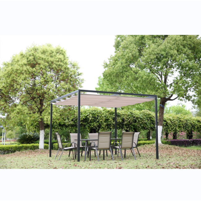 YOHO Outdoor sunshade outdoor High Quality garden arches arbours pergolas Aluminum gazebo trade show tents