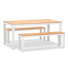 YOHO wholesale color customized lightweight cheap folding Portable table plastic table for events with HDPE top