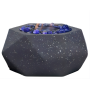 YOHO Modern Design Concrete Tabletop Bio ethanol Burner  Indoor warming round bowl tabletop bio ethanol burner