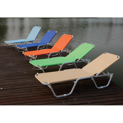 Poolside chaise lounge garden lounger chair aluminum beach chaise lounge