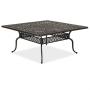 Luxury Garden Patio Modern Cast Aluminum High Quality Square Dining Table
