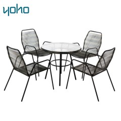 Acapulco sun chair bistro set indoor outdoor all-weather oval weave lounge patio papasan