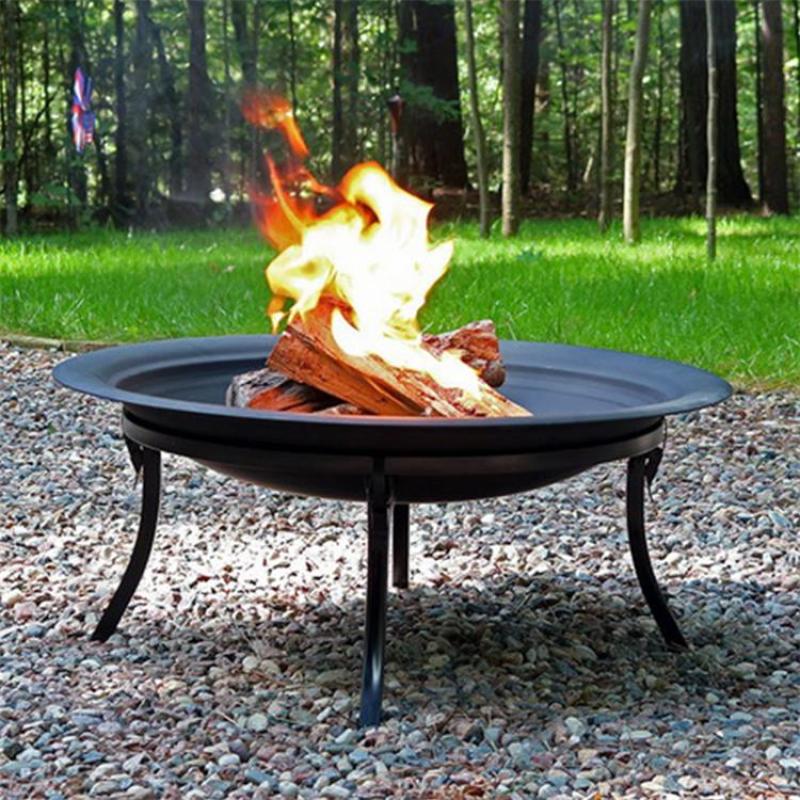 YOHO Hot sale Patio fire place Backyard Patio Garden backyard party  BBQ burner W/Cover Outdoor fire pit