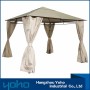 YOHO 3x3 Luxury Outdoor gazebo tent and curtains waterproof Patio garden  gazebo with seat bench with canopy /mesh/Curtain