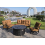 Modern Design Outdoor 5 year guarantee leisure Swivel chair Patio Furniture Garden Personal Chair Metal