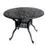 High Quality cast Aluminum Oval Table Dining Tables for garden