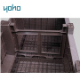 Outdoor injection full PP plastic sofa set online sell patio 4pcs sofa garden sofa set in rattan looking