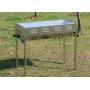 Cooking Picnic Camping  Bbq Stainless Steel Bbq Grill Portable Charcoal Barbecue Grill