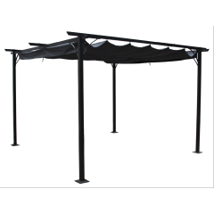 Simple Gazebo Party Wedding Commercial Metal Gazebo Hard top Patio Garden BBQ Metal grill tent with Canopy
