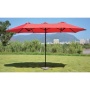 Outdoor 12 ribs giant parasol large area beach umbrella