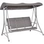 Patio three seat swing chair outdoor adult swing for home patio garden adult swing chair