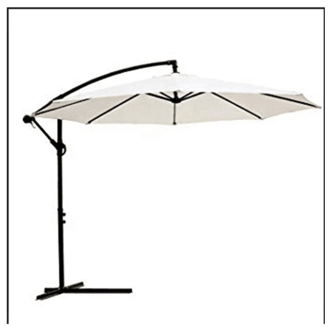 Steel umbrella with base garden patio banana umbrella cantilever umbrella