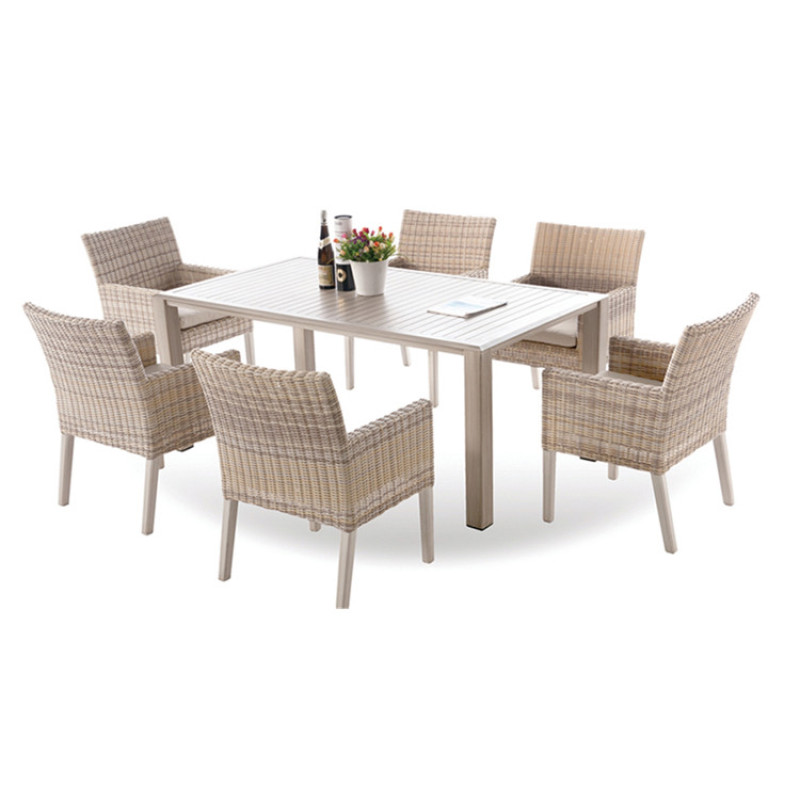 Modern patio fabric sofa set outdoor garden sofas 7pcs sofa