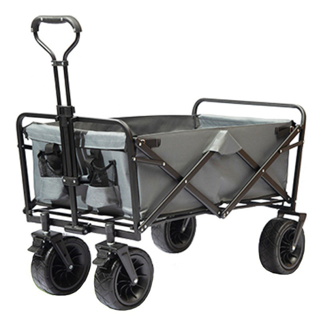 Outdoor picnic folding carry trolley camping foldable wagon camping cart folding garden beach trolley cart