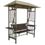 Outdoor patio garden loveseat chair  gazebo swing