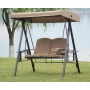 Outdoor patio swing chair hanging garden swing chairs set three seat metal swing for adult