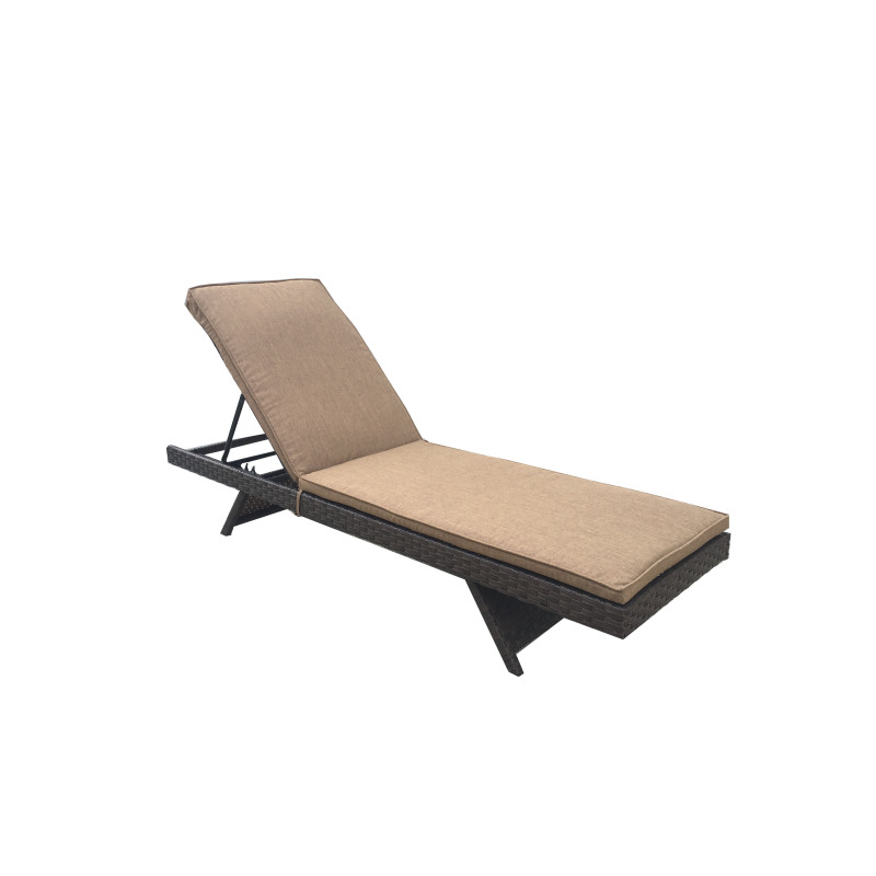 High quality outdoor  furniture new designs aluminum sun lounger