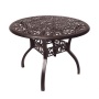 Outside Luxury Upscale Cast Aluminum Garden Family Use Round/Square/Rectangular Patio Beer Table Bristo Set
