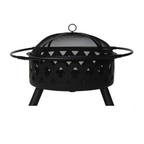 Garden yard portable fire bowl pot fireplace furniture Patio outdoor fire pit with BBQ Grill for camping