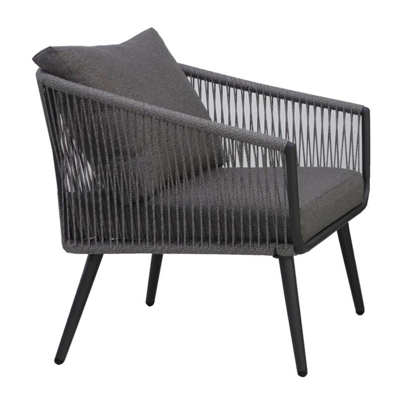 YOHO High Quality Outdoor Garden Luxury conversation sofa set Patio Rope Weave Furniture Outdoor Furniture Rope sectional sofa