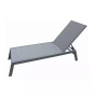 Outdoor garden extrude aluminum patio lounge chairse KD poolside beach sun lounger chair