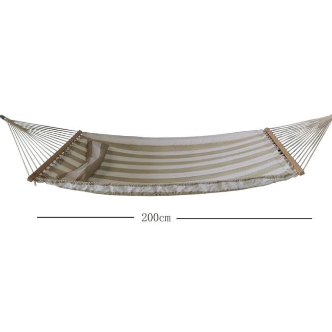 Hanging Chair Rope Hammock Camping Garden Hammock Brown Swing Fabric Hammock Outdoor Activity
