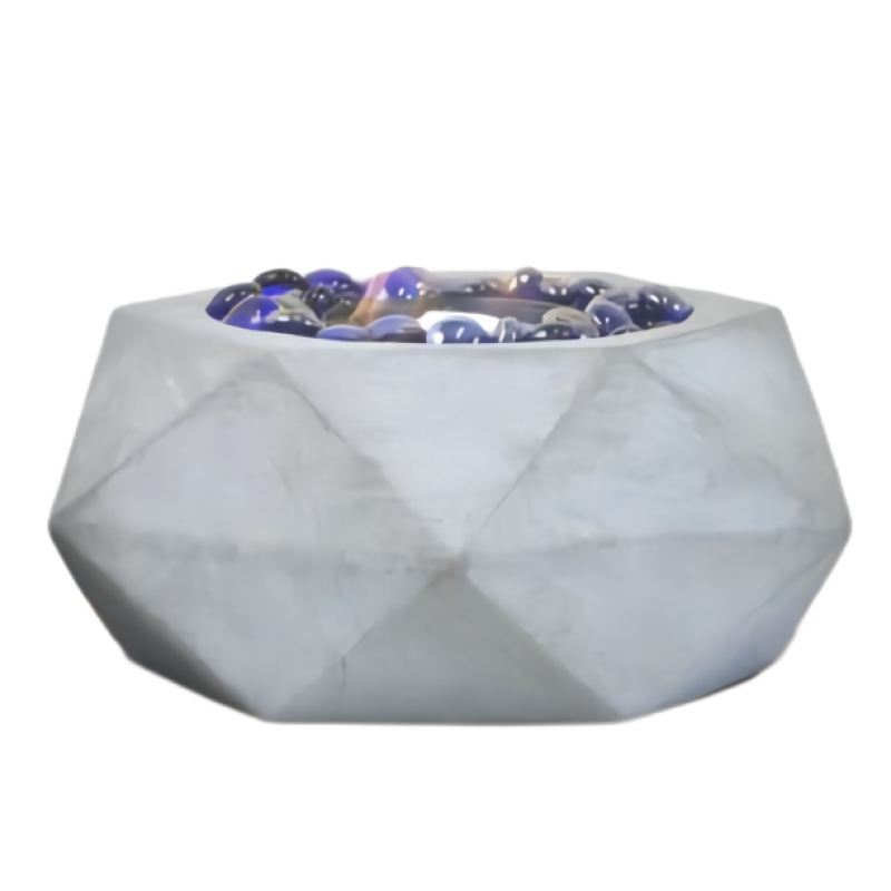 YOHO Modern Design Concrete Tabletop Bio ethanol Burner  Indoor warming round bowl tabletop bio ethanol burner