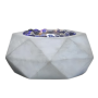 YOHO Modern Design Concrete Tabletop Bio ethanol Burner  Indoor warming round bowl tabletop bio ethanol burner