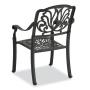 New product cast iron dining chair hot sale  luxury dining chair in cheap price luxury dining chair