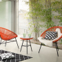 Hot selling-stlye Bistro Set  Rattan Wicker Sun Lounge Chair 3 pcs set with multi-color options