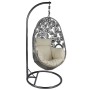 Manufacturers Direct Sale Rattan Patio Chair Hanging Egg Chair Single Seat Swing Chair